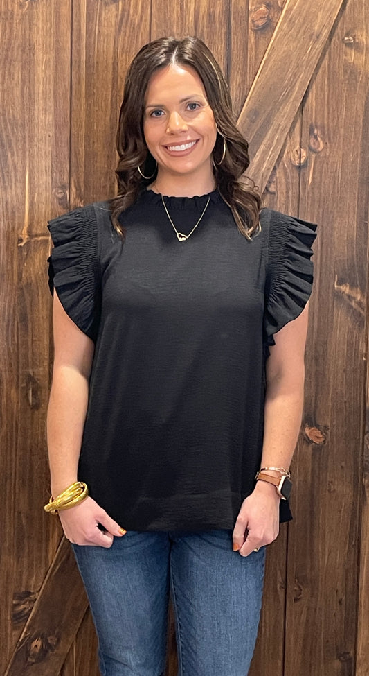 Always Casual Top- Black