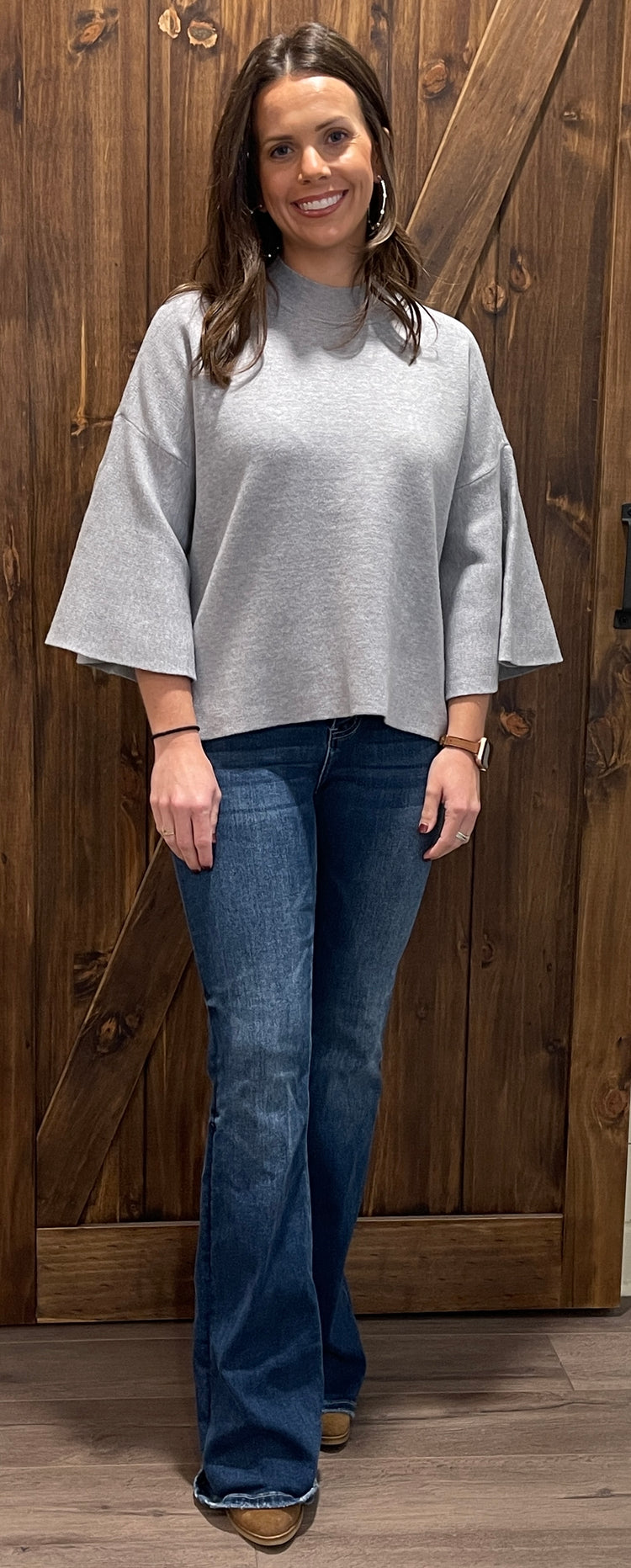 Everyday Bell Sleeve Sweater