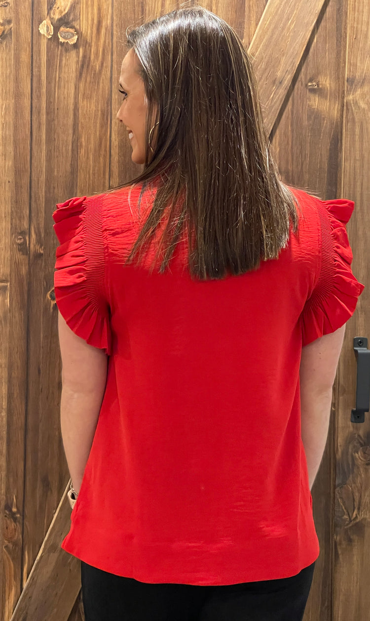 Always Casual Top- Red