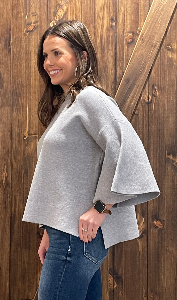 Everyday Bell Sleeve Sweater