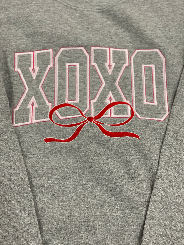 XOXO with Bow Sweatshirt