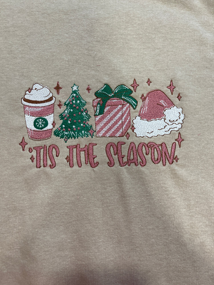 'Tis the Season Sweatshirt- Mauve