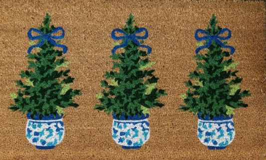 Door Mat: Fancy + Festive