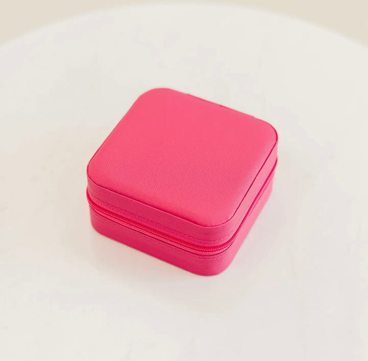 For Keeps Jewelry Box- Hot Pink