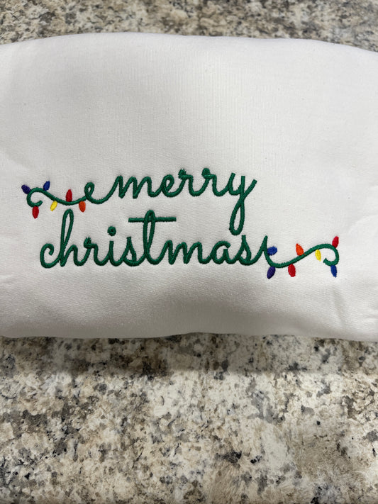 Merry Christmas with Lights Sweatshirt