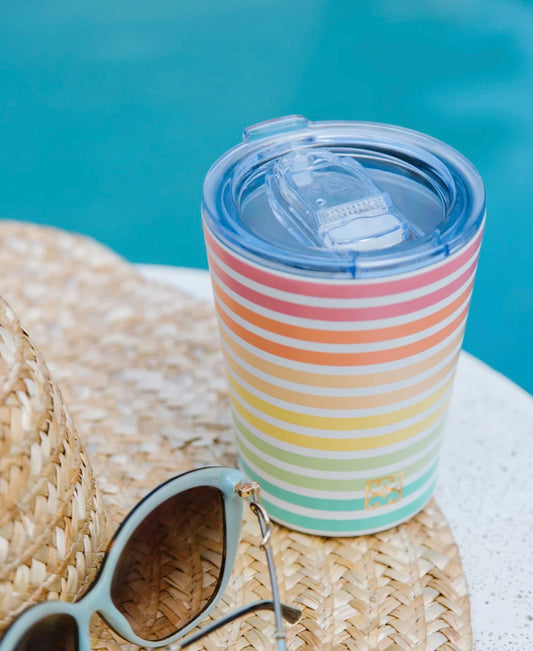 Coffee Tumbler- Sunset Stripe