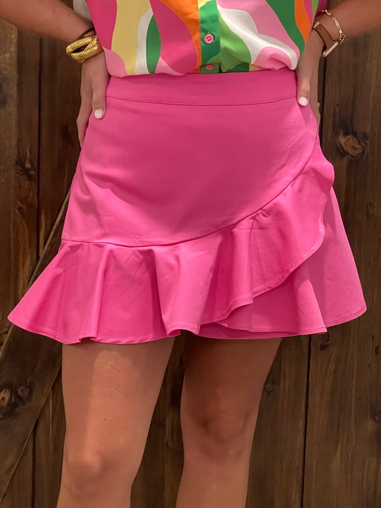 Twill Skort- Pink