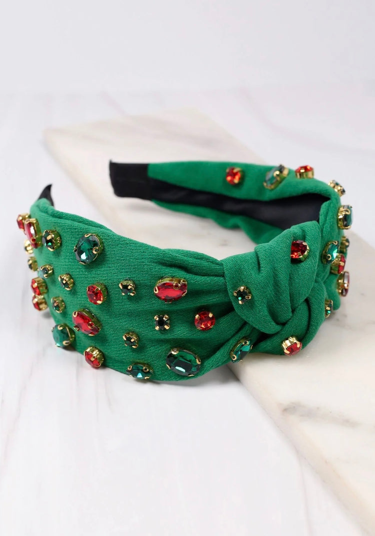 Gemstone Headband- Green