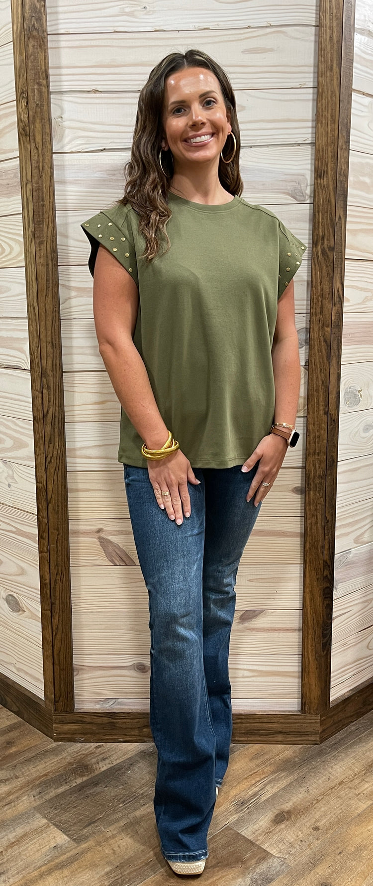 Easy to Love Top- Olive