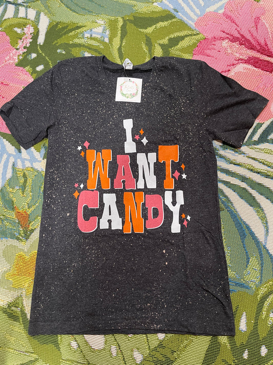 I Want Candy Graphic Tee