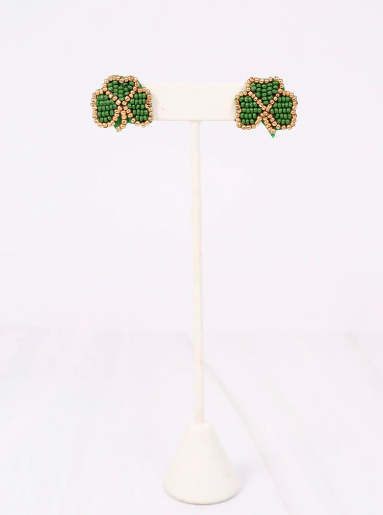 Pinch Me Not Shamrock Earrings