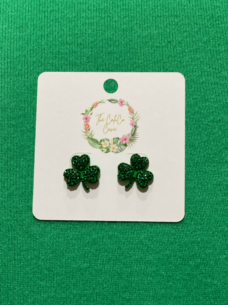 Shamrock Stud Earrings