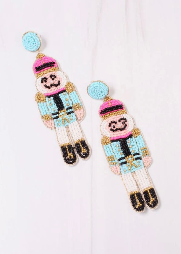 Nutcracker Suite Earrings- Pink Multi