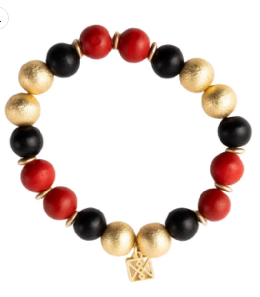 Nori Bracelet- Red & Black