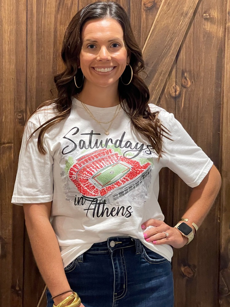 Saturday's in Athens Graphic Tee