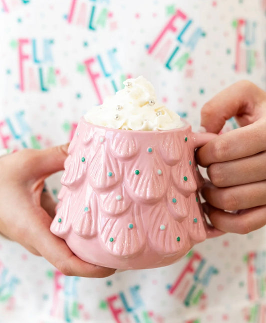 Ceramic Mug: Pink Tree