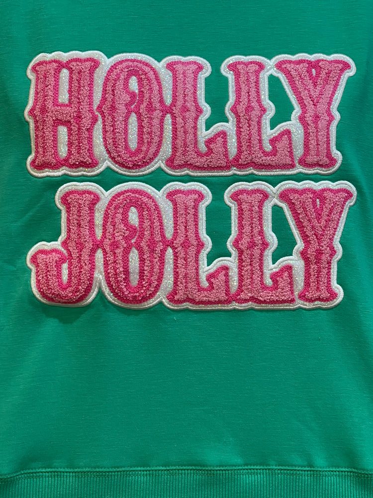 Millie Sweatshirt: Holly Jolly