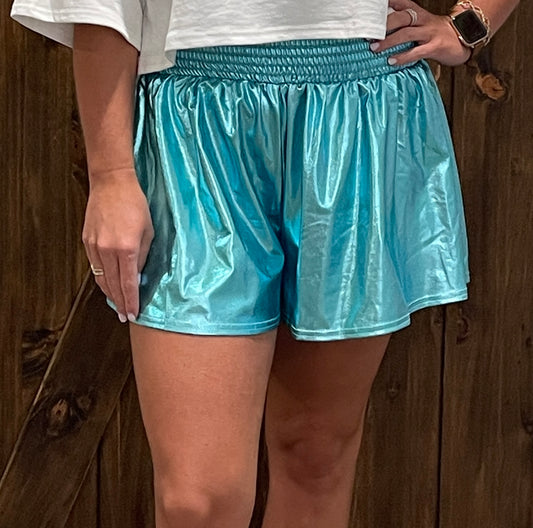 Summer Days Shorts- Sky Blue