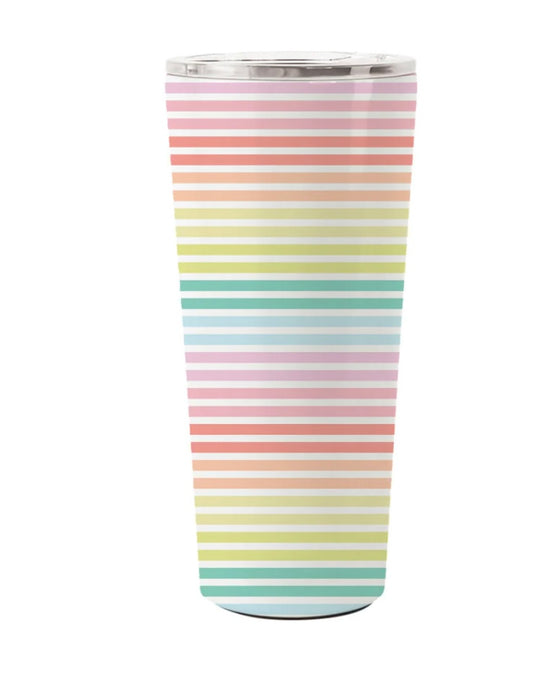 Large Tumbler- Sunset Stripe