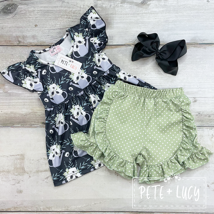 Garden Girl Short Set