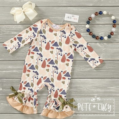 Fun in the Forest- Girl's Infant Romper