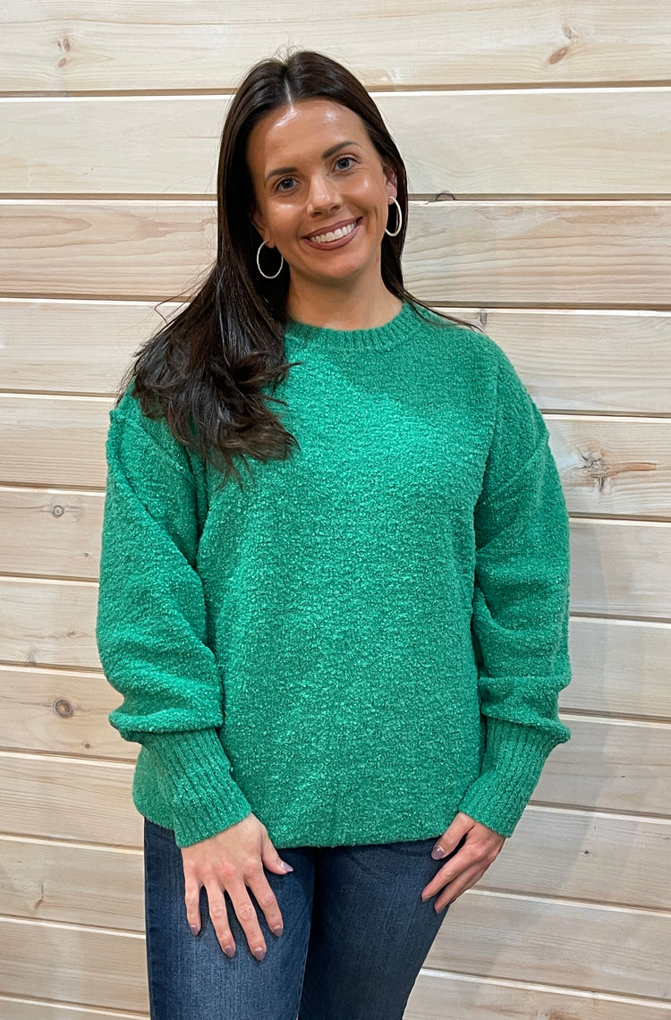 Happy Days Sweater- Green