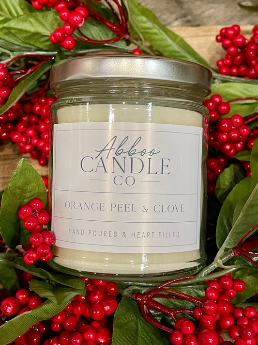 Orange Peel and Clove Soy Candle