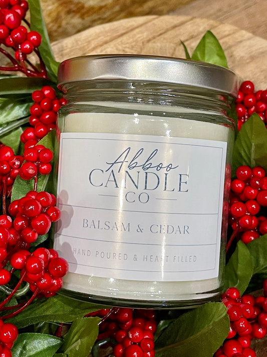 Balsam and Cedar Soy Candle