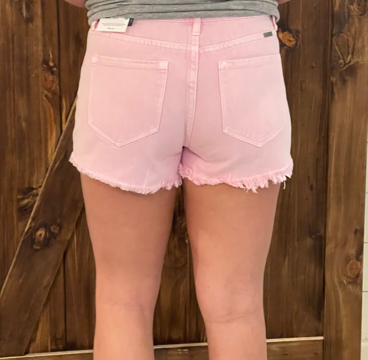 KanCan High Rise Pink Shorts