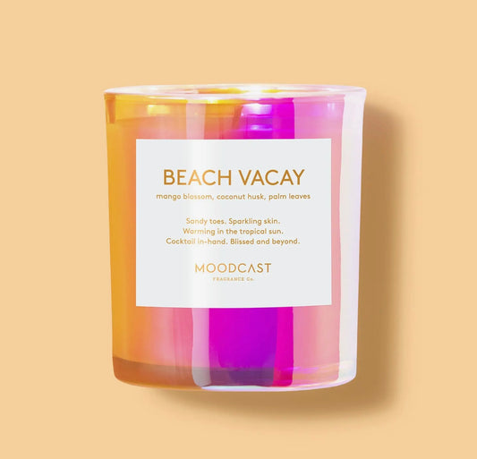 Iridescent 8oz Coconut Wax Candle- Beach Vacay