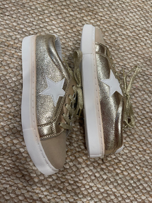 Outwoods- Gold Combo Sneaker