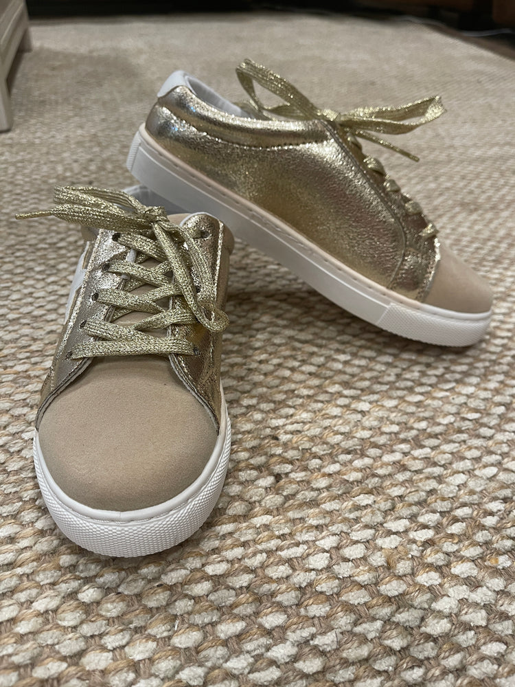 Outwoods- Gold Combo Sneaker