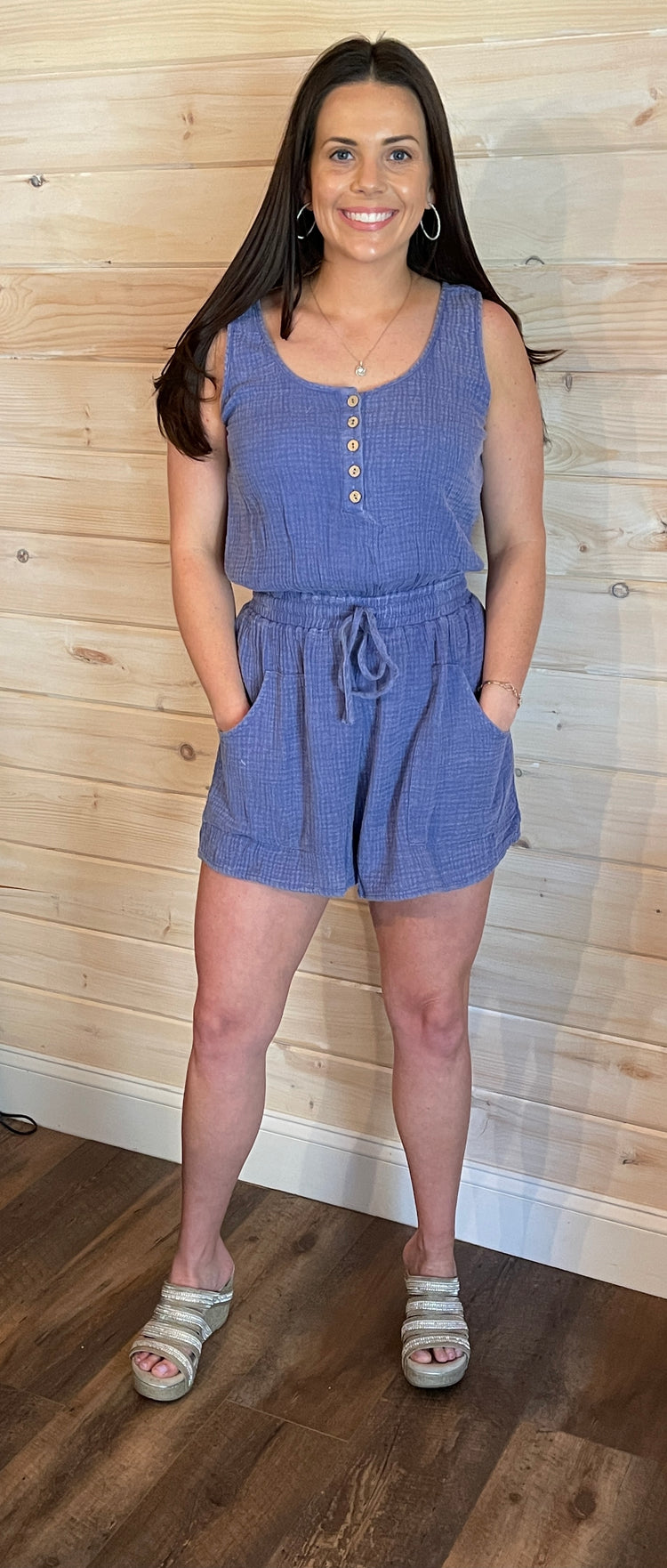 Indigo Romper