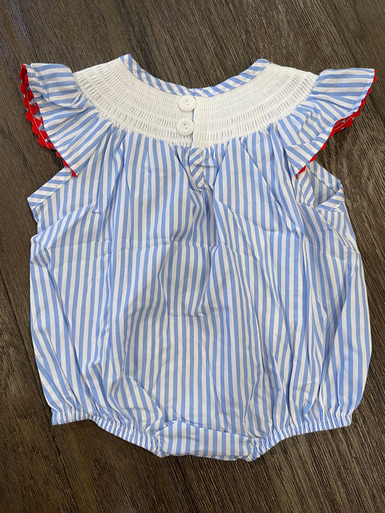 Crab Smocked Romper