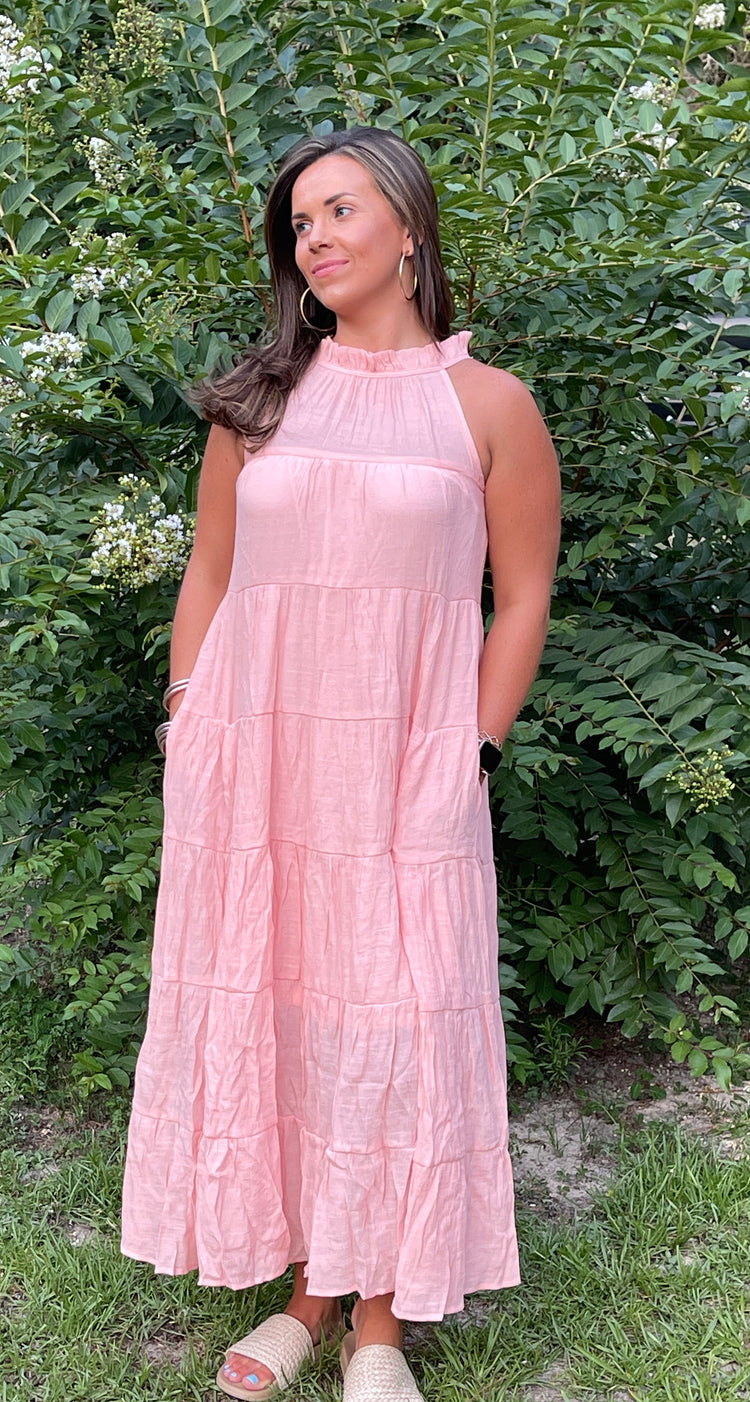 Just Peachy Maxi Dress